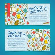 Back To School Banners Set N31