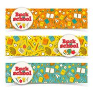 Back To School Banners Set N32