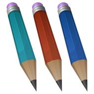 pencil 3 color