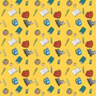 Colorful Textile School Pattern