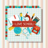 School and education background with sticky papers N2