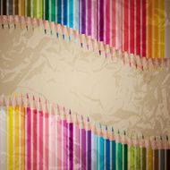 vector set of colored pencils N15