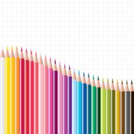 vector set of colored pencils N16