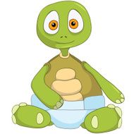 Funny Turtle Baby
