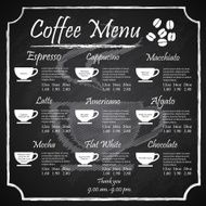 coffee menu