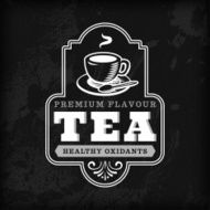 Chalkboard Coffee Label