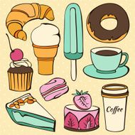 Vintage bakery illustration
