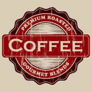 Vintage Coffee Label