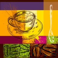 Abstract Coffee Background