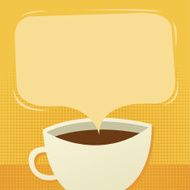 Morning Coffee with Copy Space
