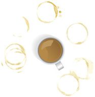 cup and marks