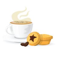 Cappuccino and Christmas Mince Pies