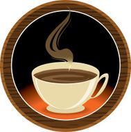 Round Coffee Plaque
