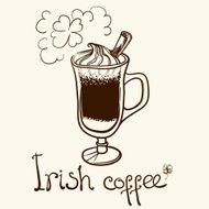 cup of irish coffee