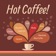 Hot Coffee - Conceptual Vector Illustration