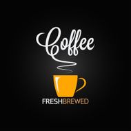 coffee cup flavor design background