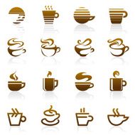 Coffee Vector logo template set