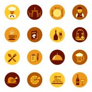 Restaurant icon set N4