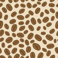 Coffee Beans Seamless Pattern