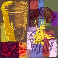 Abstract Coffee Background N2