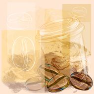 Abstract Coffee Background N8