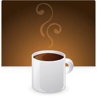 Coffee Mug with Background