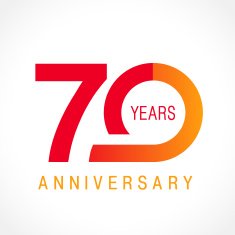 anniversary 70 classic logo