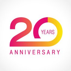 anniversary 20 classic logo