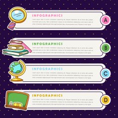 adorable education related infographic design template