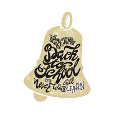 Welcome back to school hand lettering sketch background N6