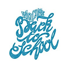 Welcome back to school hand lettering sketch background N8