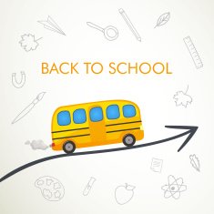 Vector Back to School Background N2