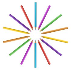 Colorful pencils set N2