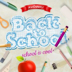 Back to school background EPS 1 N8