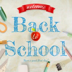 Back to school background EPS 1 N11