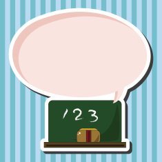 classroom blackbroad theme elements vector eps N2