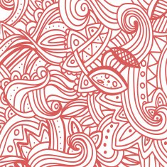 Multicolor Pattern Doodles- Decorative Sketchy Notebook Design- Hand-Drawn Vector N5