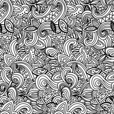 Multicolor Pattern Doodles- Decorative Sketchy Notebook Design- Hand-Drawn Vector N15