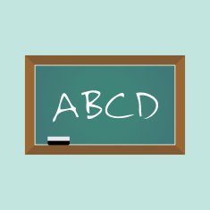 Flat School Board Icon N2