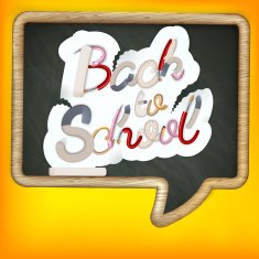 Back to school sign EPS 10