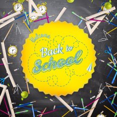 Back to School background EPS 10 N10