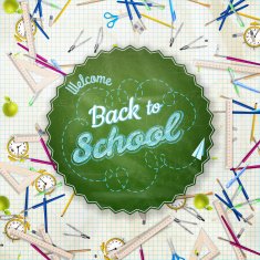 Back to School background EPS 10 N12