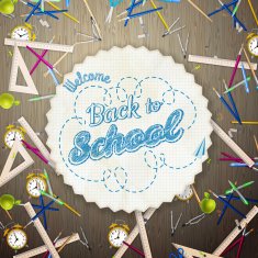 Back to School background EPS 10 N13
