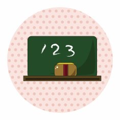 classroom blackbroad theme elements vector eps N3