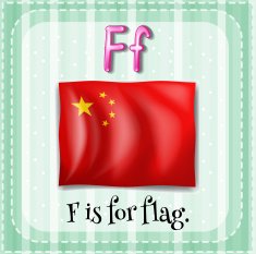Flashcard F