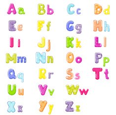 cartoon alphabet N6