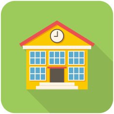 School Building Icon N6