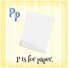 Letter P N18