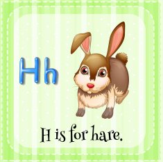 Letter H N16