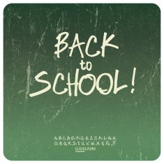 Back to school poster Vector